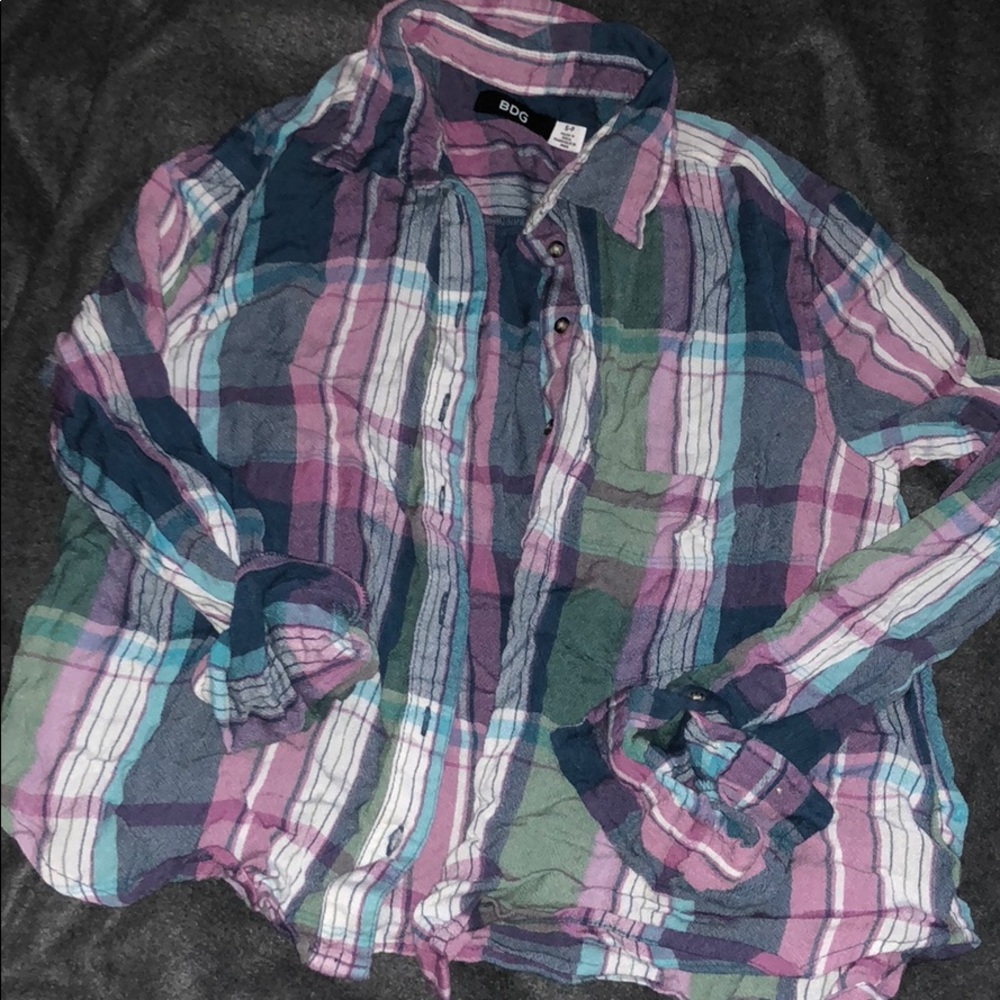 Cropped flannel never worn